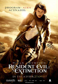 Cartel de Resident Evil: Extinction #1
